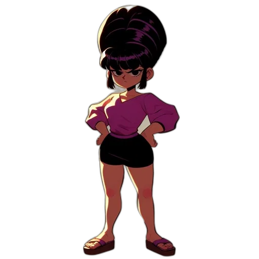 staff, dress, hair, jacket transparent PNG cut-out
