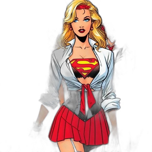 dress, comic book art, cartoon, concept art transparent PNG cut-out