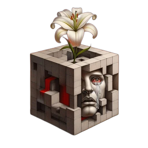 flower, face, robot, furniture transparent PNG cut-out