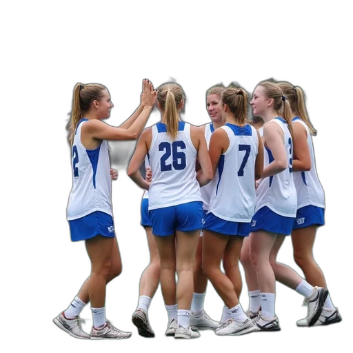 staff, team, celebrates, after transparent PNG cut-out