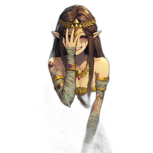 mask, creature, dragon, staff transparent PNG cut-out