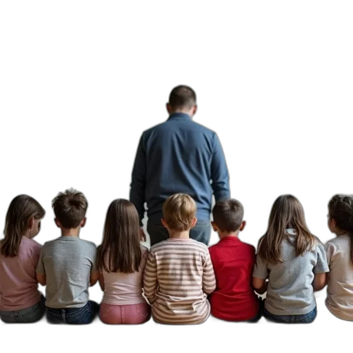 staff, image, features, group transparent PNG cut-out