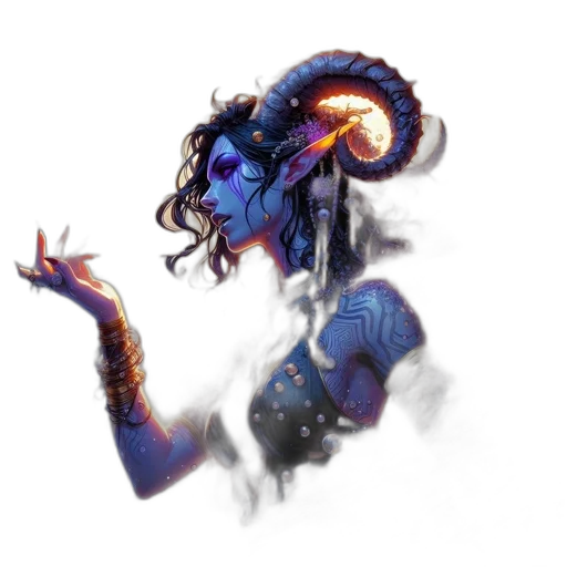 dragon, creature, staff, mask transparent PNG cut-out