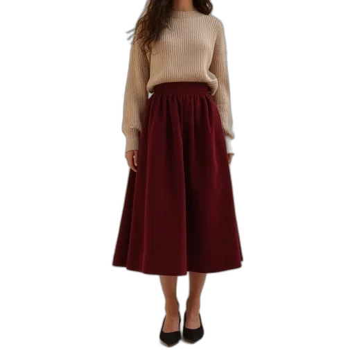 dress, earth tones, dark, red transparent PNG cut-out
