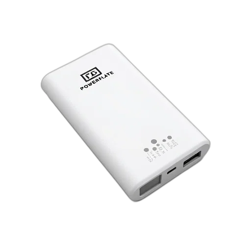 white, rectangular-shaped, power, bank transparent PNG cut-out