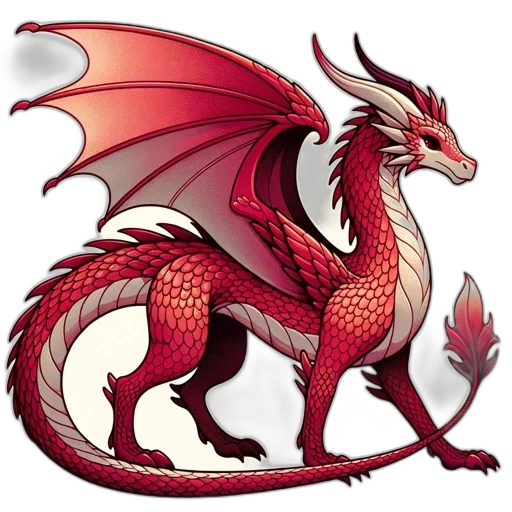 dragon, staff, animal, fantasy art transparent PNG cut-out
