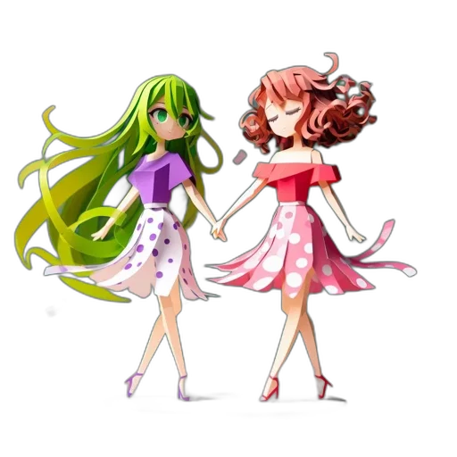dress, staff, pixel art, concept art transparent PNG cut-out