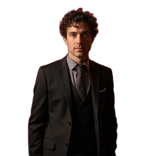 staff, jacket, photorealistic, matt transparent PNG cut-out