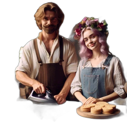 food, oil painting, photorealistic, concept art transparent PNG cut-out