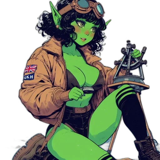 weapon, staff, jacket, robot transparent PNG cut-out