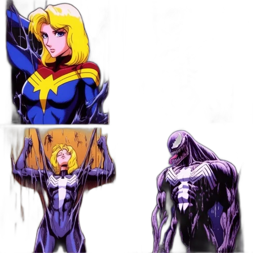 comic book art, concept art, anime, pixel art transparent PNG cut-out