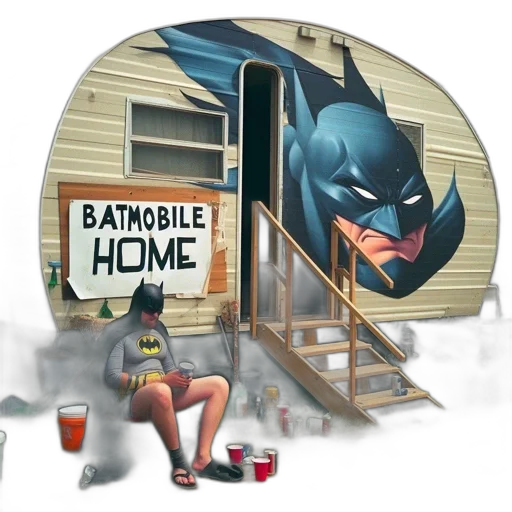 comic book art, concept art, cartoon, mobile transparent PNG cut-out