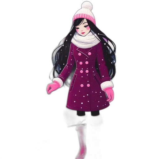 dress, 3d render, concept art, cartoon transparent PNG cut-out