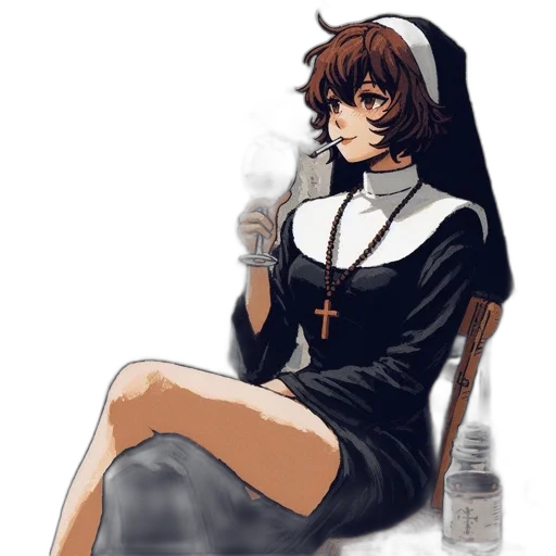 dress, bottle, pixel art, anime transparent PNG cut-out