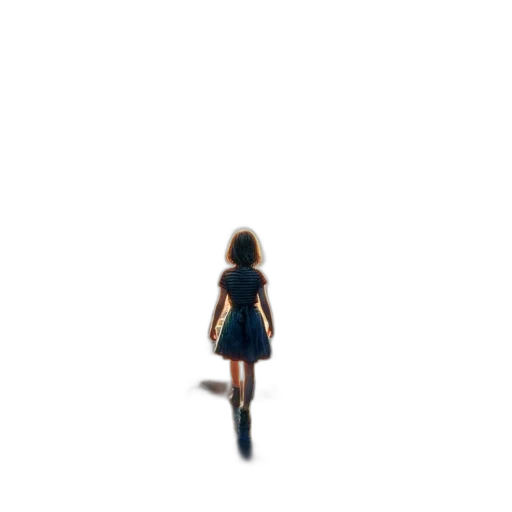 dress, robot, hair, creature transparent PNG cut-out