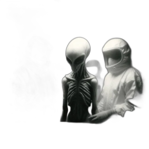 mask, robot, staff, creature transparent PNG cut-out
