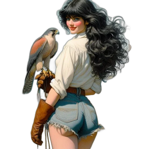staff, fantasy art, concept art, comic book art transparent PNG cut-out