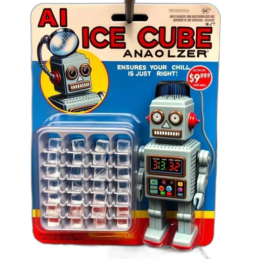 robot, animal, 3d render, cyberpunk transparent PNG cut-out