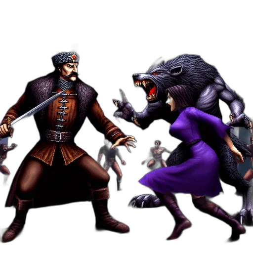 concept art, fantasy art, 3d render, pixel art transparent PNG cut-out