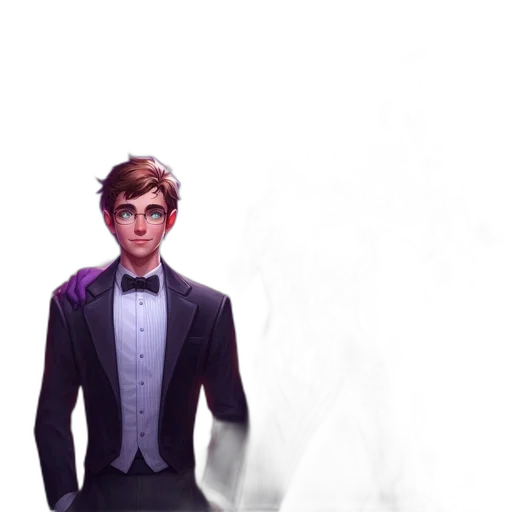 staff, concept art, 3d render, cartoon transparent PNG cut-out
