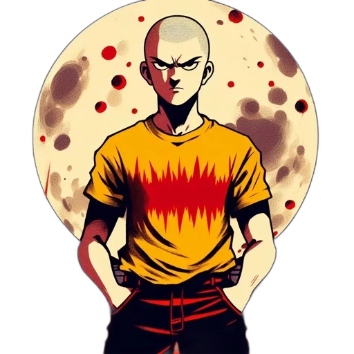 jacket, staff, comic book art, concept art transparent PNG cut-out