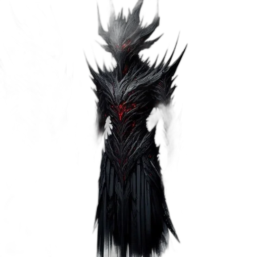 creature, staff, mask, sword transparent PNG cut-out