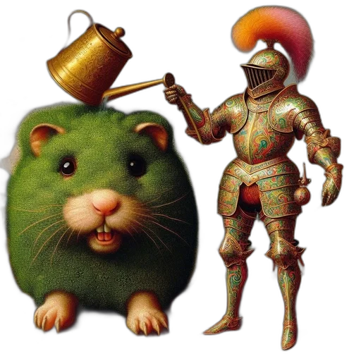 staff, animal, robot, concept art transparent PNG cut-out