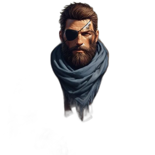 face, staff, sword, concept art transparent PNG cut-out