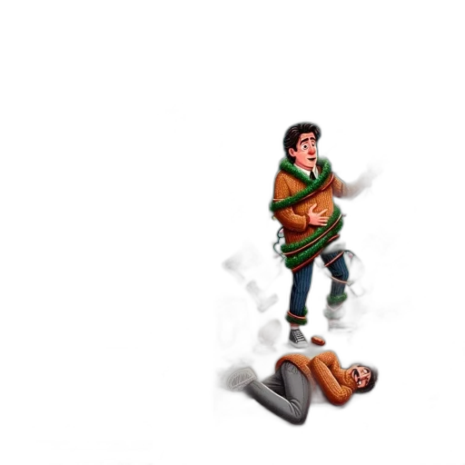 pixel art, concept art, comic book art, 3d render transparent PNG cut-out