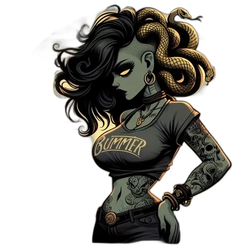 comic book art, concept art, cartoon, fantasy art transparent PNG cut-out