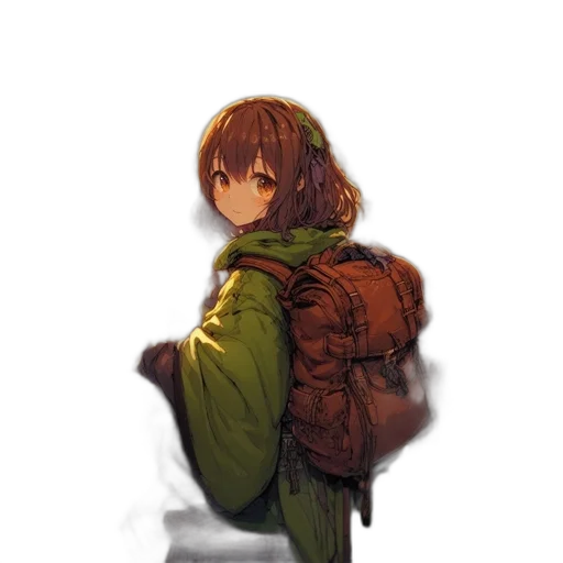 jacket, face, weapon, creature transparent PNG cut-out