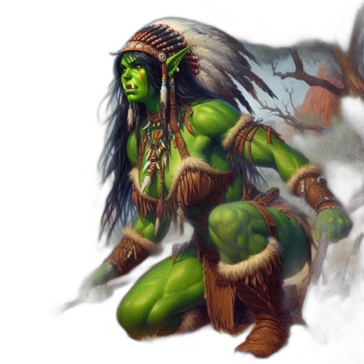fantasy art, concept art, photorealistic, comic book art transparent PNG cut-out