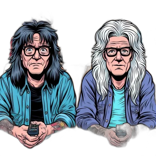 hair, comic book art, cartoon, concept art transparent PNG cut-out