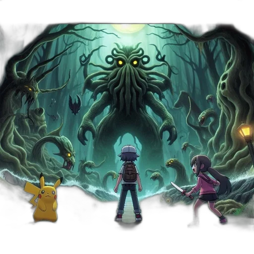 creature, concept art, pixel art, fantasy art transparent PNG cut-out