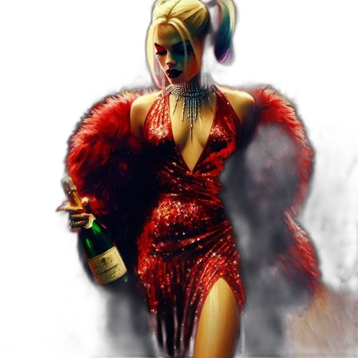 dress, bottle, concept art, 3d render transparent PNG cut-out