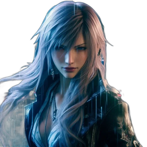 concept art, fantasy art, photorealistic, cyberpunk transparent PNG cut-out