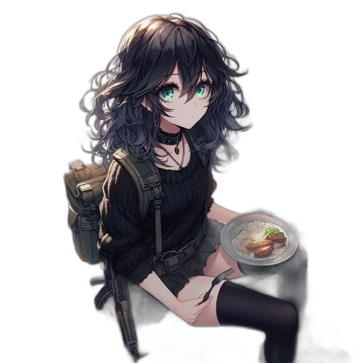 food, weapon, staff, creature transparent PNG cut-out