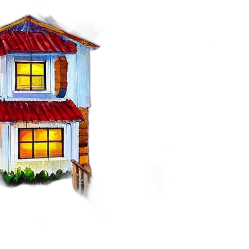 building, furniture, 3d render, concept art transparent PNG cut-out