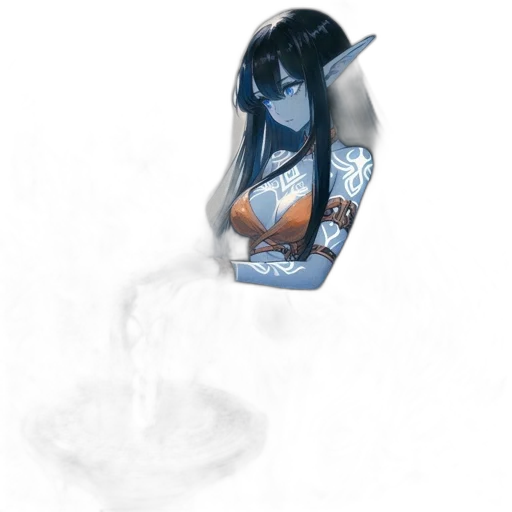 mask, dragon, staff, face transparent PNG cut-out