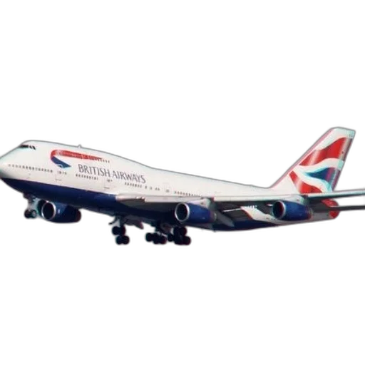 british, airways, airplane, flying transparent PNG cut-out