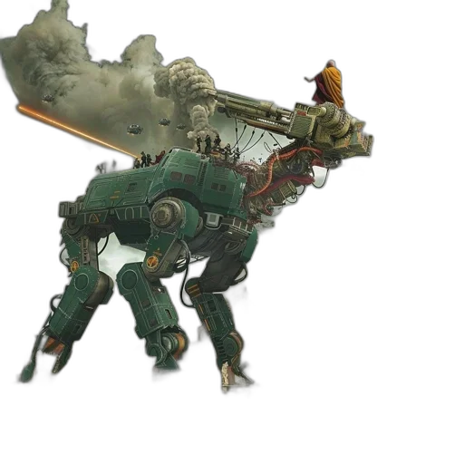 robot, weapon, dragon, creature transparent PNG cut-out