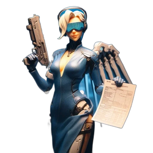 weapon, staff, robot, concept art transparent PNG cut-out