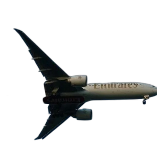 emirates, airplane, flying, sky transparent PNG cut-out
