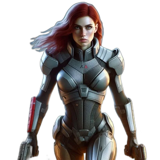 robot, concept art, comic book art, 3d render transparent PNG cut-out
