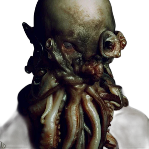 creature, mask, face, staff transparent PNG cut-out