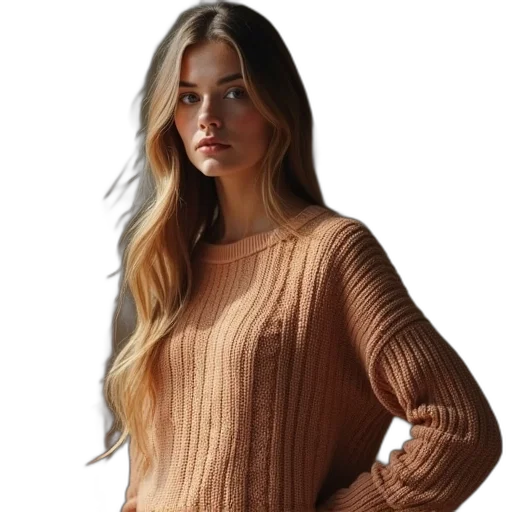 dress, jacket, hair, photorealistic transparent PNG cut-out