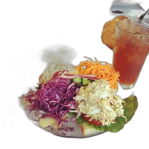 food, photorealistic, plate, purple transparent PNG cut-out