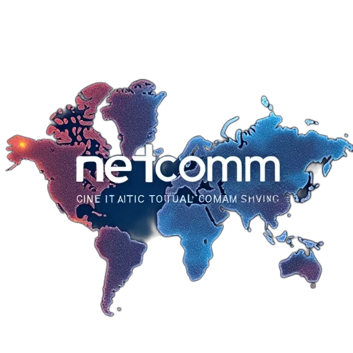 netcomm, forum, logo, words transparent PNG cut-out