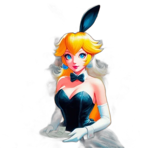 dress, crown, hat, staff transparent PNG cut-out