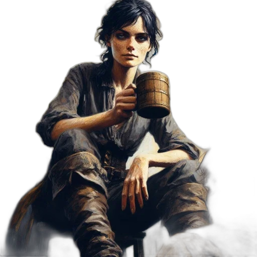 face, weapon, concept art, fantasy art transparent PNG cut-out